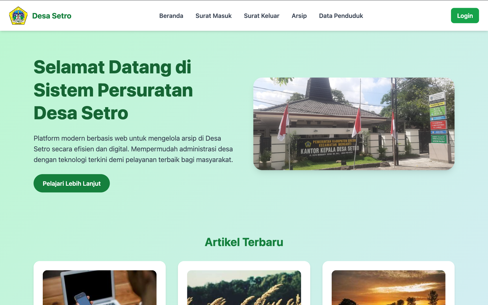 Sistem Persuratan Ds. Suko